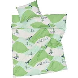 Moomin Arabia Snufkin Duvet Cover Set 59.1x82.7"