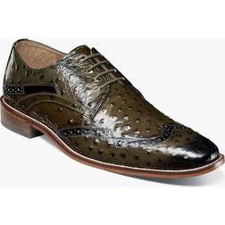 Stacy Adams Shoes Gennaro Wingtip Oxford Olive