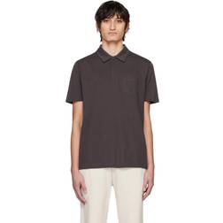 Sunspel Riviera Polo Shirt - Charcoal