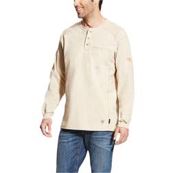 Ariat Male FR Air Henley Sand Heather