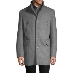 Cole Haan Men's Melton 3-in-1 Jacket Light Grey