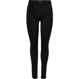 Only Onlroyal Life High Sk Jeans - Black