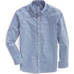 Vineyard Vines On-The-Go brrr Gingham Shirt - Blue Bay