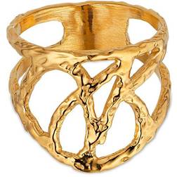 Jane Kønig Bruised Heart Logo ring JKR-SS23-G