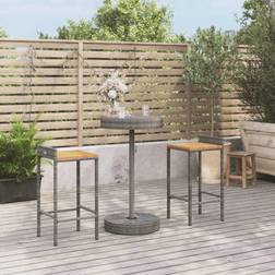 vidaXL 3 Outdoor Bar Set