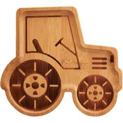 Sass & Belle Tractor Bamboo Plate