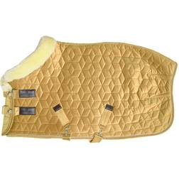 Kentucky Horsewear Velvet Show Rug 160g - Mustard Yellow