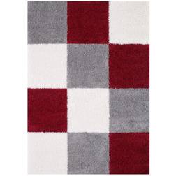 THE RUGS Myshaggy Grey, Red 120x170cm