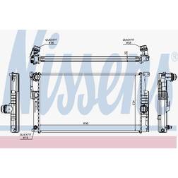 Kylare, motorkylning NISSENS 60815