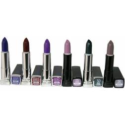 Maybelline lipsticks colour sensational matt metallic shine cream