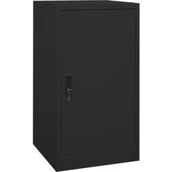 vidaXL Saddle Cabinet Black Steel Indoor Storage Tack Locker Harness Cabinet