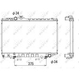 NRF 53334 kylare, motorkylning