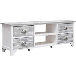 vidaXL Tv-Skab 108 x 30 x 40 cm Massivt Kejsertræ TV-bord