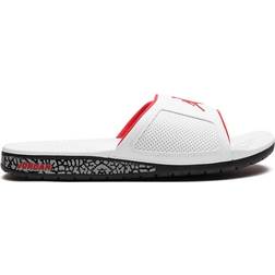 NIKE Jordan Hydro III - White/Black/Cement Grey/University Red