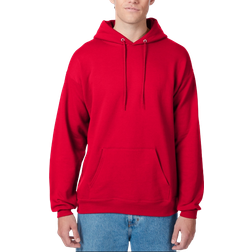 Hanes EcoSmart Unisex Fleece Hoodie - Deep Red