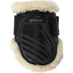 Kentucky Horsewear Vegan Sheepskin Gamacher, Bagben Sort