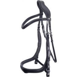 Schockemöhle Equitus Delta Bridle, Black/Silver Full Black/Silver