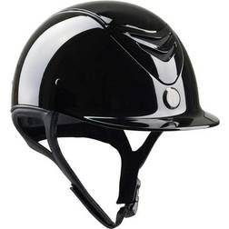 Onek Defender Convertible Glossy Riding Helmet - Black