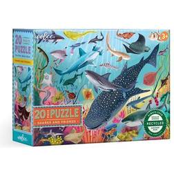 Eeboo Sharks & Friends 20 Pieces