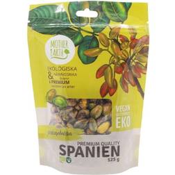 Mother Earth Premium Raw Økologiske Pistaschnötter 125g 1pack