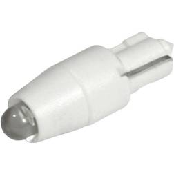 CML LED-signallampe W2 x 4,6d Kølig hvid 24 V/DC, 24