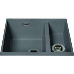 CDA KMG31GR Composite undermount/inset half bowl
