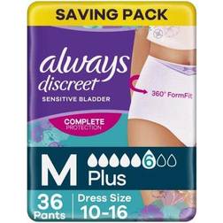 Always Discreet Incontinence Pants 36-pack