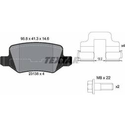 Textar Brake Pad brake 2313803