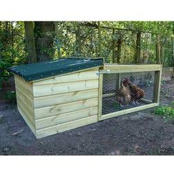 Forest Garden 3'5 Hedgerow Chicken Coop with 4ft Run 1.05m