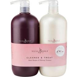 Neal & Wolf Cleanse Treat Shampoo Conditioner Duo