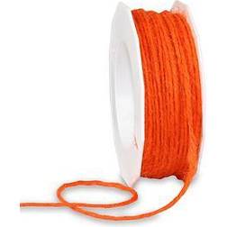 PRÄSENT PRÄSENT Kordel Jute matt orange 2,0 mm x 25,0 m