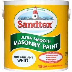 Sandtex Microseal Smooth Concrete Paint Pure Brilliant White 2.5L