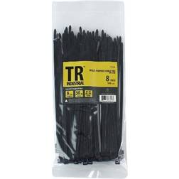 TR Industrial 88302 Multi-Purpose Cable Ties 100pk 8 Black