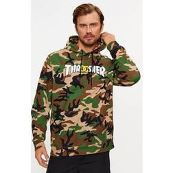 DC x thrasher pullover kapuzenpullover tarnung