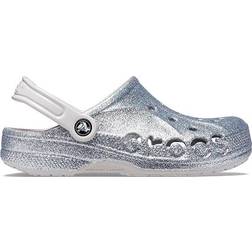 Crocs Baya Glitter Clog - Silver