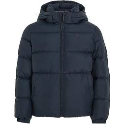 Tommy Hilfiger Essential Padded Hooded Jacket - Desert Sky (KB0KB08341-DW5)