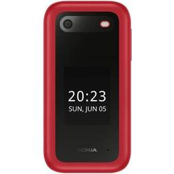 Nokia Senior Phone 2660 Flip 4G 128MB 48MB RAM 2.8" Slot MicroSD Max 32GB Bluetooth Tasti Grandi +SOS Fotocamera 1450 mAh Rosso