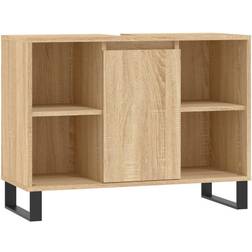 vidaXL Badschrank Sonoma-Eiche 80 x 33 x 60 cm