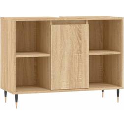 vidaXL Badschrank Sonoma-Eiche 80 x 33 x 60 cm