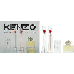 Kenzo 4 PSC MINI SET WITH JEU D AMOUR+FLOWER IN THE AIR + FLOWER+JUNGLE+L EAU