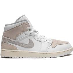 NIKE Air Jordan 1 Mid SE Craft M - White/Tech Grey/Sail/Light Orewood Brown