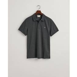Gant Herr Regular fit Shield pikétröja Grå