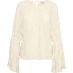 Gestuz CelesteGZ ls blouse Festbluser Ethereal Green