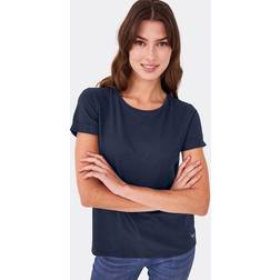 Crew Clothing Perfect Slub T-Shirt Navy