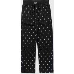Polo Ralph Lauren Pyjamahose Schwarz Straight für
