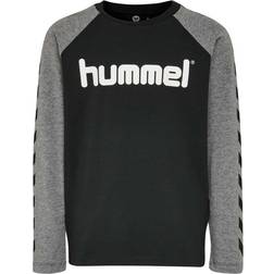 Hummel Boy's T-shirt L/S - Black (213853-2001)