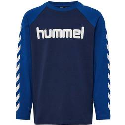 Hummel Boys T-shirt L/S - Navy Peony (213853-7017)