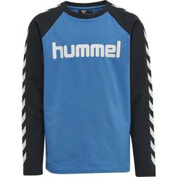 Hummel Boys T-shirt L/S - Vallarta Blue (213853-7110)