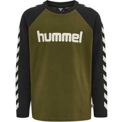 Hummel Boys T-shirt L/S - Dark Olive (213853-6086)