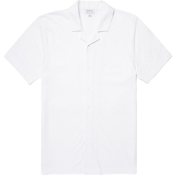 Sunspel Riviera Camp Collar Shirt - White